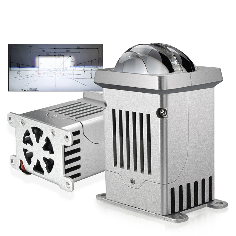 MX9 High Low Beam 2 inch LED Projector Lens Headlight Matrix LED Light Fog Light Retrofit for DIY Car Lights Biled Tuning Accessory