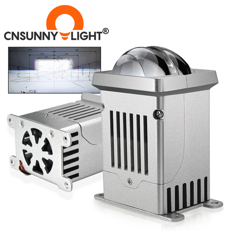 MX9 High Low Beam 2 inch LED Projector Lens Headlight Matrix LED Light Fog Light Retrofit for DIY Car Lights Biled Tuning Accessory