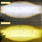 LX9 Strobe Flash Motorcycle Headlight Spotlight Dual Colors 70W 15000Lm Moto Bike Driving Fog Lights High Low Beam Waterproof 9-60V