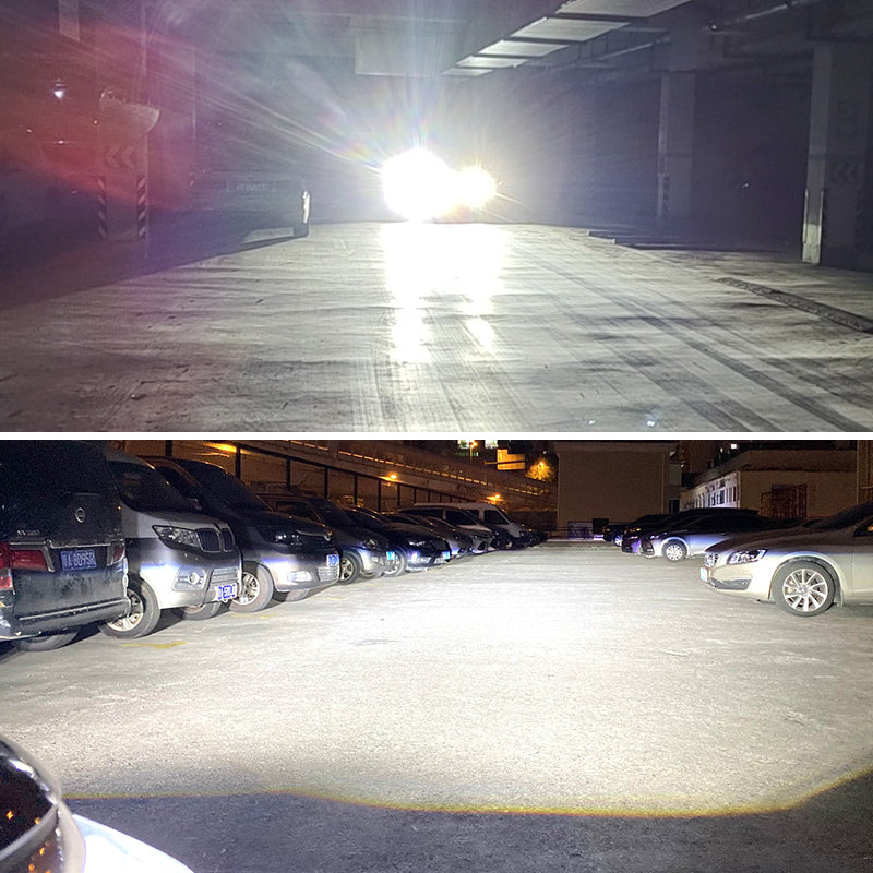 MX9 High Low Beam 2 inch LED Projector Lens Headlight Matrix LED Light Fog Light Retrofit for DIY Car Lights Biled Tuning Accessory