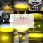 LX3 24000Lm 70W/set Motorcycle Headlight Auxiliary Spotlight Hi/Lo Strobeflash Yellow White Waterproof ATV LED Fog Driving Light